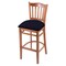 Holland Bar Stool Co 30" Bar Stool, Medium Finish, Canter Twilight Seat 312030Med002 - alternate 1